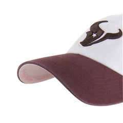 Houston Texans '47 Unisex Love Letter Clean Up Adjustable Hat Stone/Burgundy - 47 brand