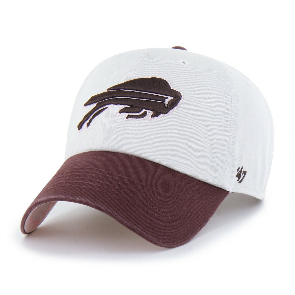 Buffalo Bills '47 Unisex Love Letter Clean Up Adjustable Hat Stone/Burgundy - 47 brand