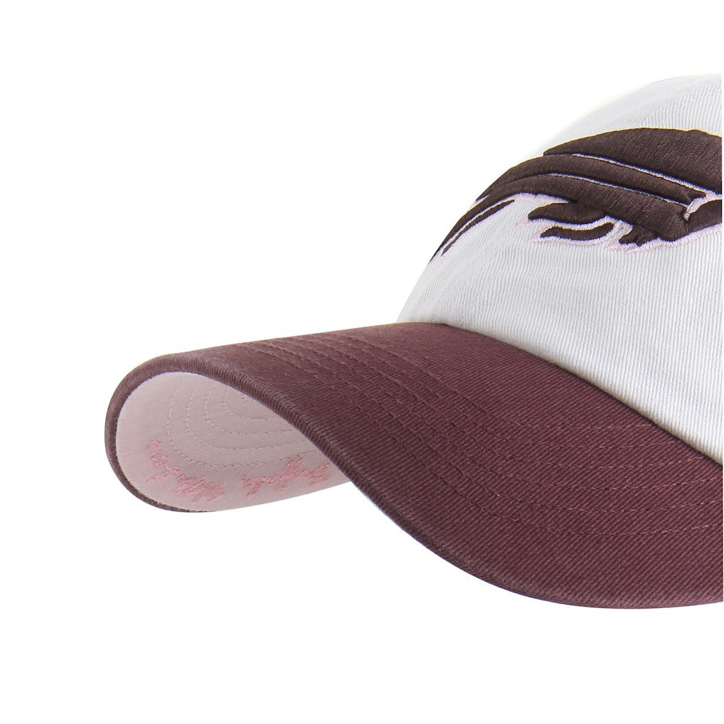 Buffalo Bills '47 Unisex Love Letter Clean Up Adjustable Hat Stone/Burgundy - 47 brand