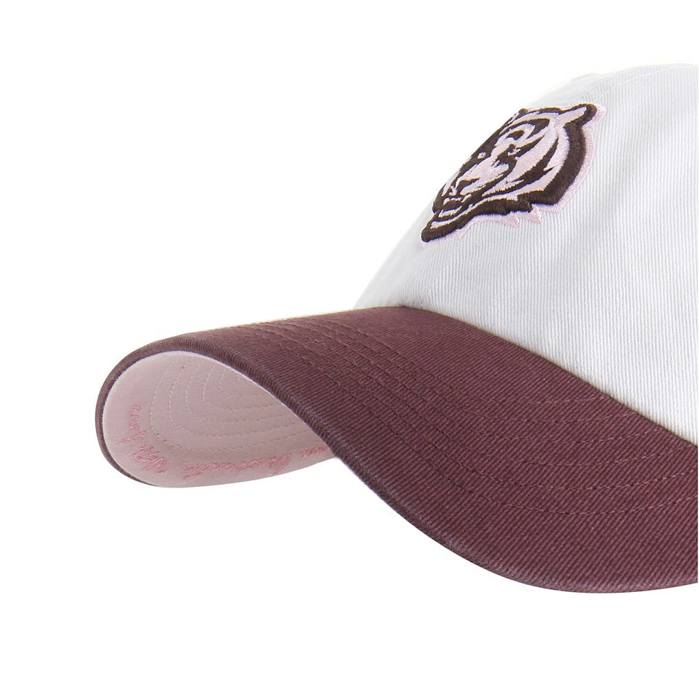Cincinnati Bengals '47 Unisex Love Letter Clean Up Adjustable Hat Stone/Burgundy - 47 brand