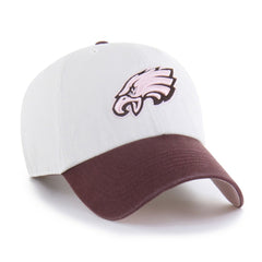 Philadelphia Eagles '47 Unisex Love Letter Clean Up Adjustable Hat Stone/Burgundy - 47 brand