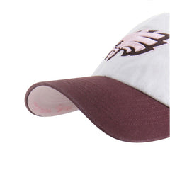 Philadelphia Eagles '47 Unisex Love Letter Clean Up Adjustable Hat Stone/Burgundy - 47 brand