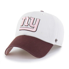 New York Giants '47 Unisex Love Letter Clean Up Adjustable Hat Stone/Burgundy - 47 brand