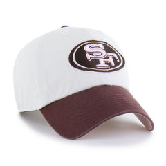 San Francisco 49ers '47 Unisex Love Letter Clean Up Adjustable Hat Stone/Burgundy - 47 brand