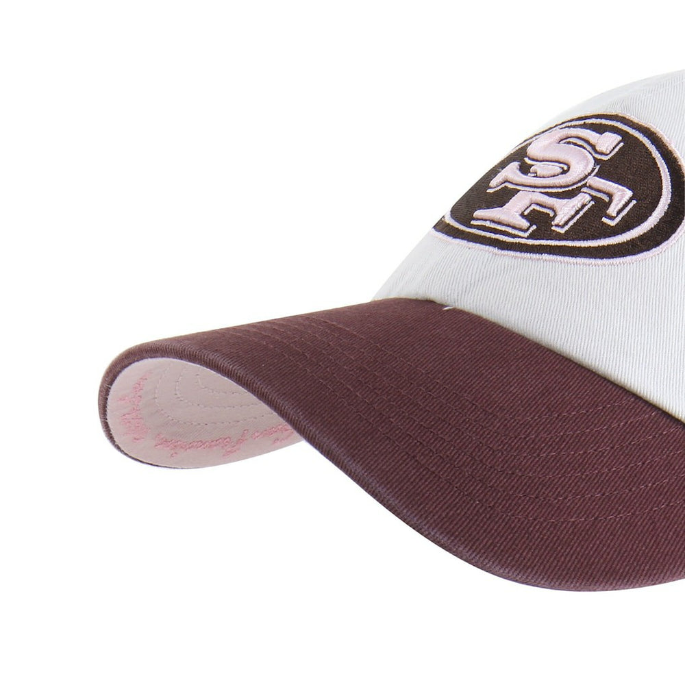 San Francisco 49ers '47 Unisex Love Letter Clean Up Adjustable Hat Stone/Burgundy - 47 brand