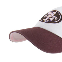 San Francisco 49ers '47 Unisex Love Letter Clean Up Adjustable Hat Stone/Burgundy - 47 brand