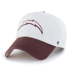 Los Angeles Chargers '47 Unisex Love Letter Clean Up Adjustable Hat Stone/Burgundy - 47 brand