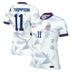 Nike Alyssa Thompson USWNT Women's 2025 Home Replica Player Jerseys - White
