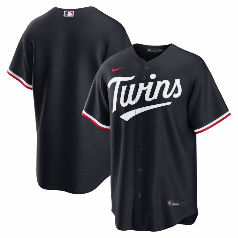 Minnesota Twins Nike Alternate Replica Jersey - Navy | MLB Jerseys