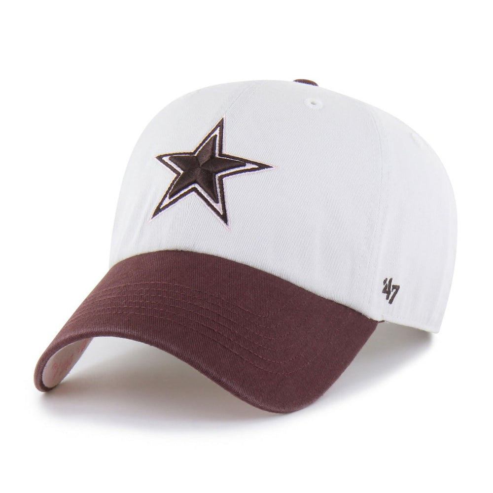 Dallas Cowboys '47 Unisex Love Letter Clean Up Adjustable Hat Stone/Burgundy - 47 brand