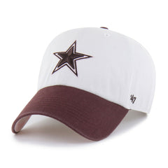 Dallas Cowboys '47 Unisex Love Letter Clean Up Adjustable Hat Stone/Burgundy - 47 brand