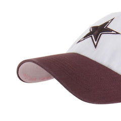Dallas Cowboys '47 Unisex Love Letter Clean Up Adjustable Hat Stone/Burgundy - 47 brand