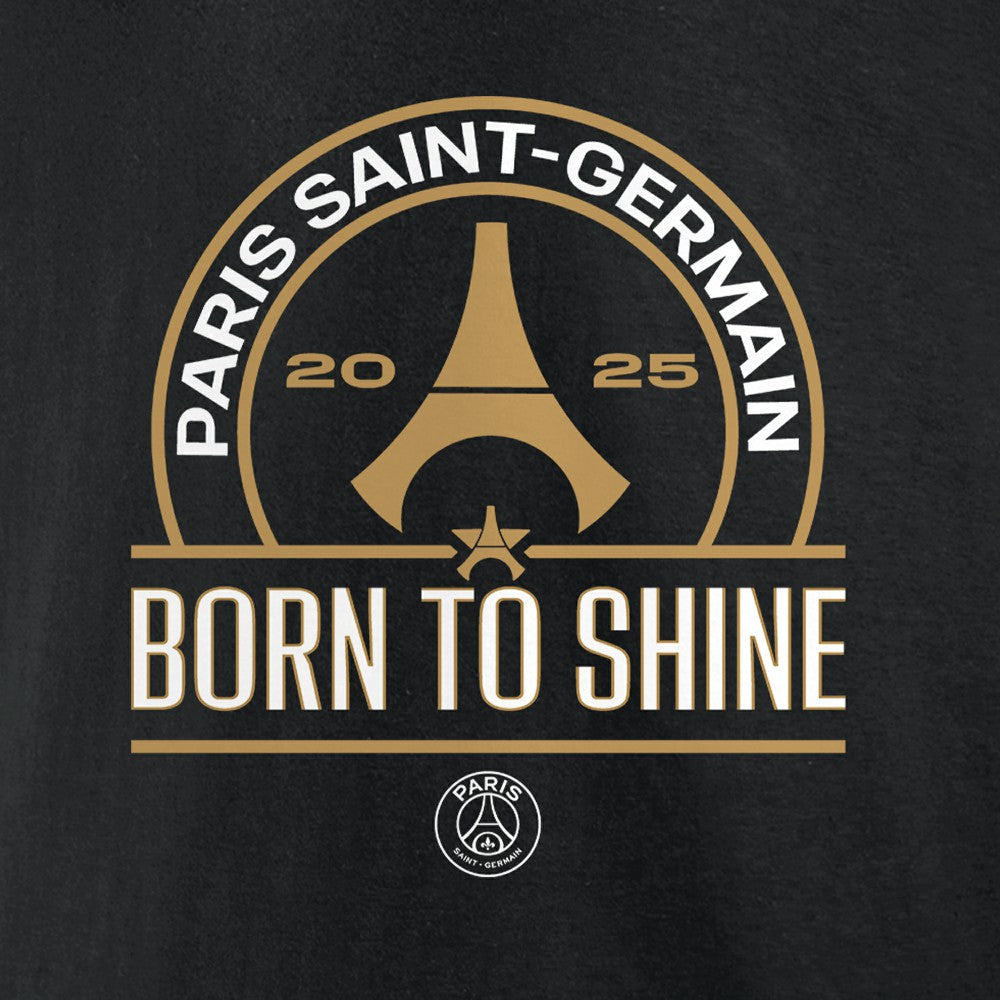Paris Saint-Germain 2025 Champions League Winners Signature Roster T-Shirts - Black
