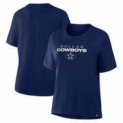Dallas Cowboys Women's Fade Legacy T-Shirt Navy - Fanatics