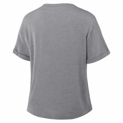 Dallas Cowboys Women's Overplayed Tribute Tri-Blend Boxy T-Shirt Heather Gray - Fanatics