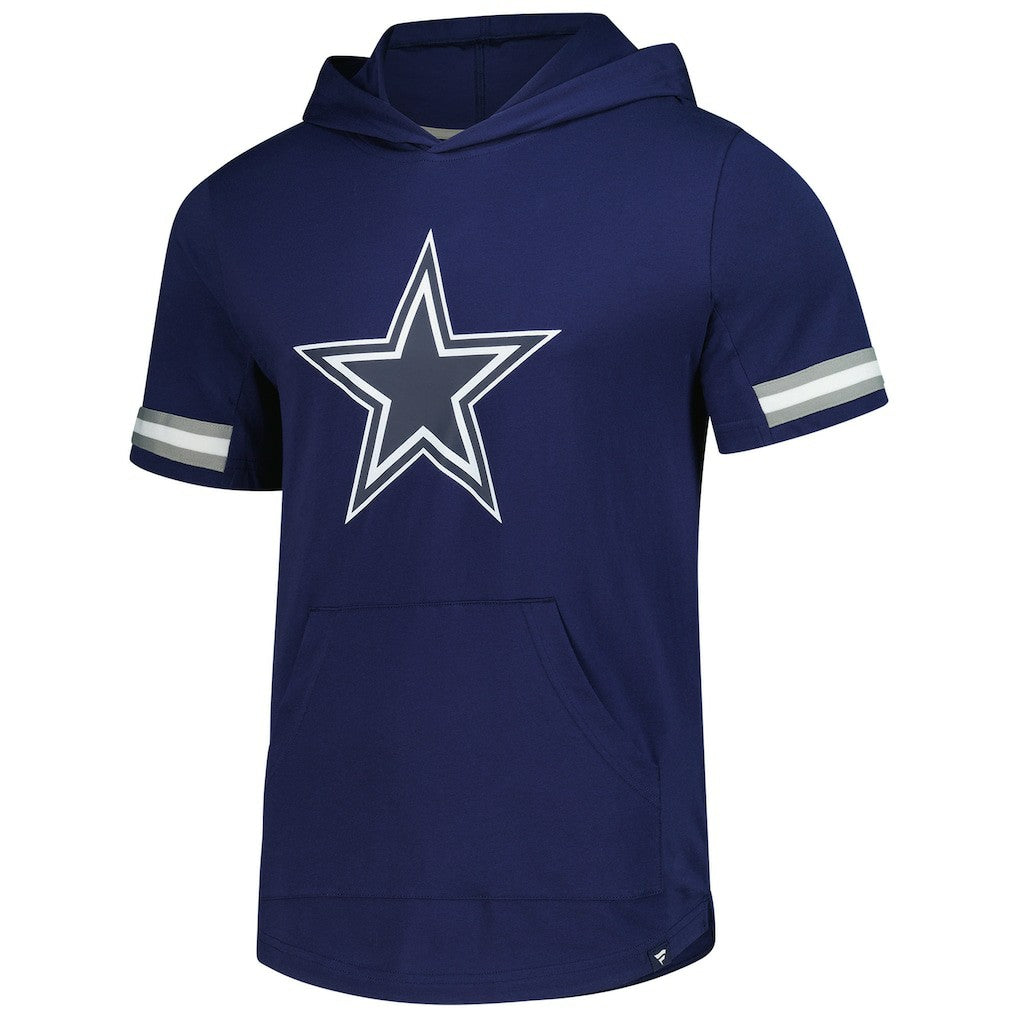 Dallas Cowboys Optimal Play Short Sleeve Hooded T-Shirt Navy - Fanatics