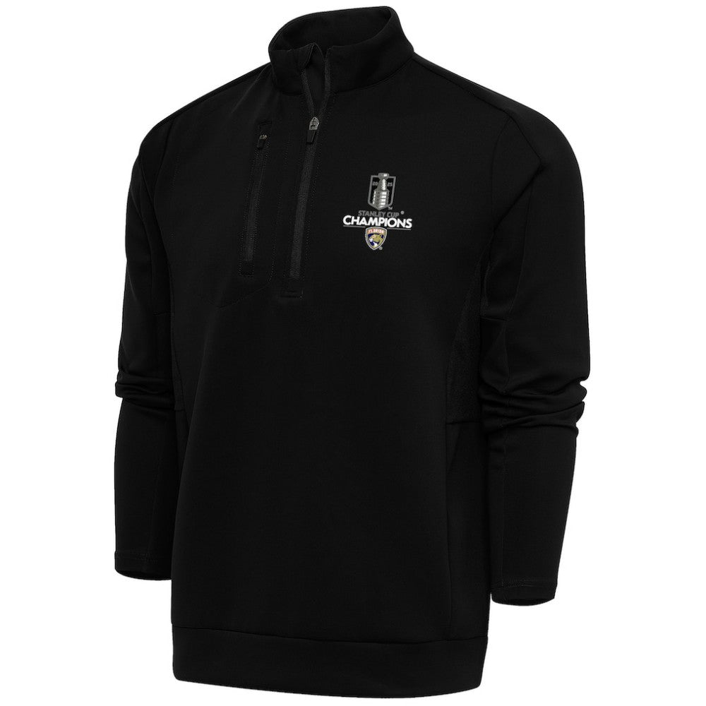 Florida Panthers - Fanatics 2025 Stanley Cup Champions Genesis Quarter-Zip Pullover Black