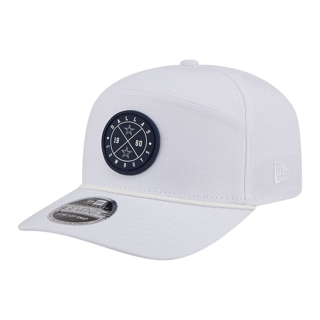 Dallas Cowboys New Era Quick Strike Split Panel 9SEVENTY Stretch-Snap Hat White - NFL