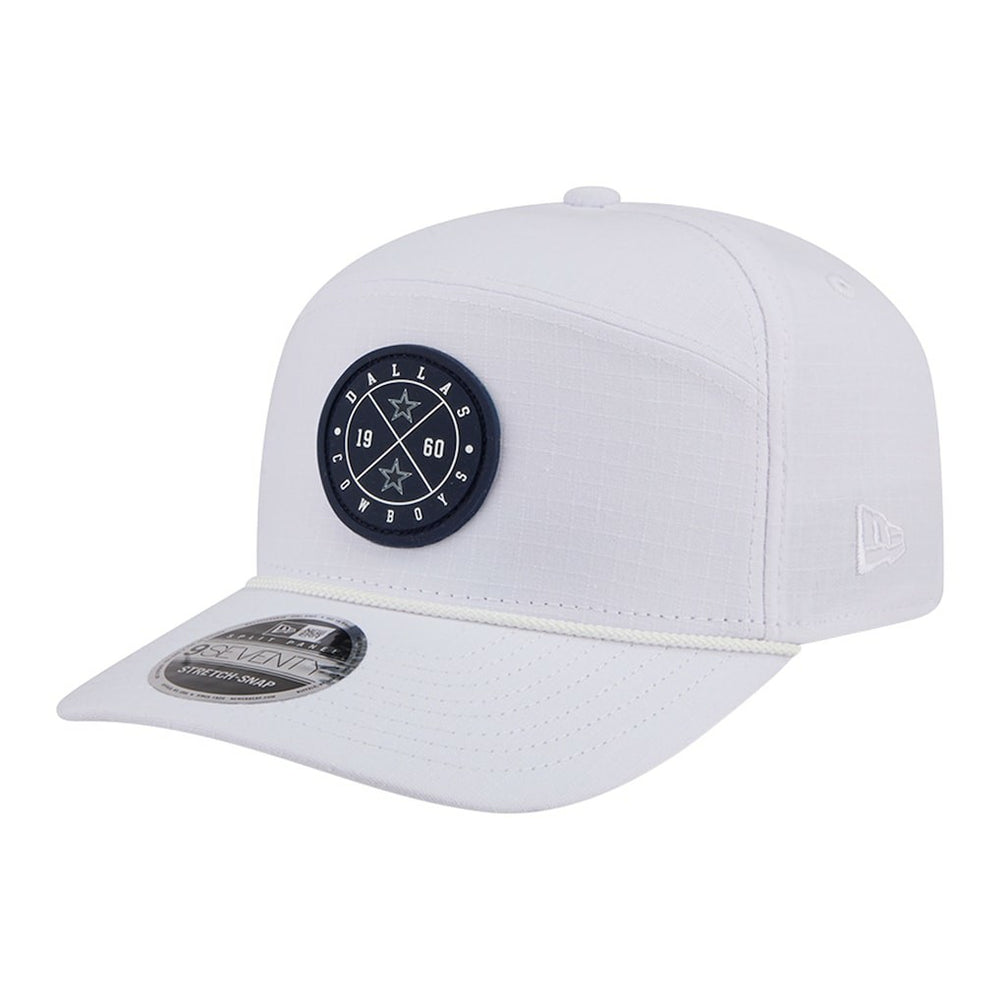 Dallas Cowboys New Era Quick Strike Split Panel 9SEVENTY Stretch-Snap Hat White - NFL