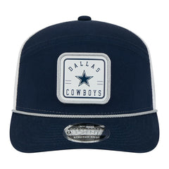 Dallas Cowboys New Era Quick Strike Split Panel 9SEVENTY Stretch-Snap Trucker Hat Navy - NFL
