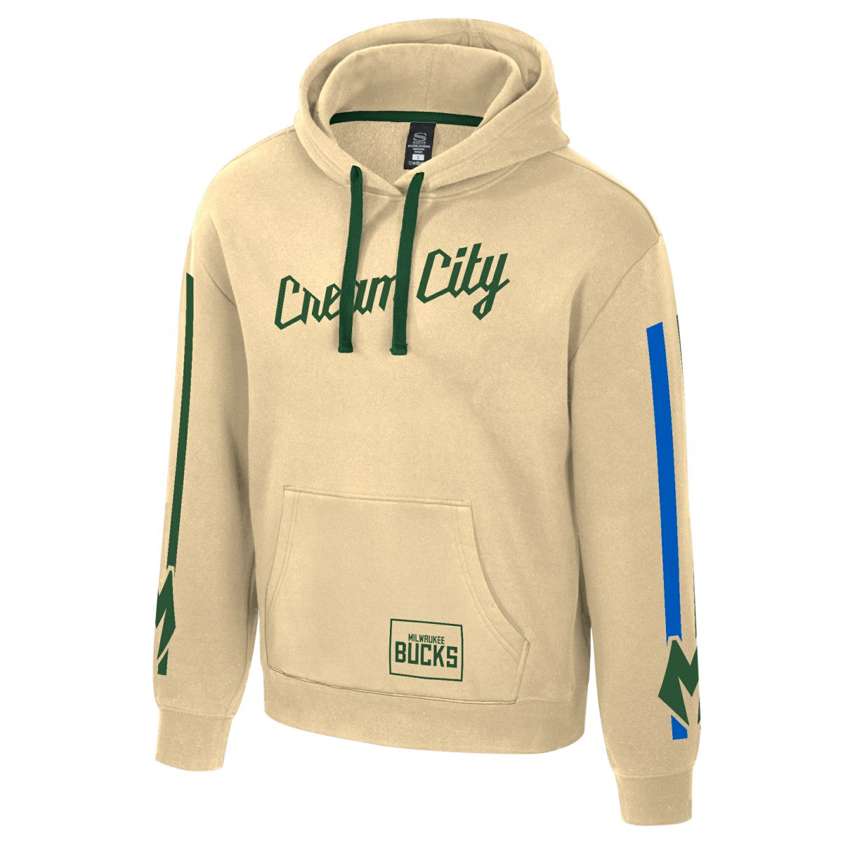NBA - Milwaukee Bucks Stadium Essentials Unisex 2025/26 City Edition City Star Hoodie - Cream