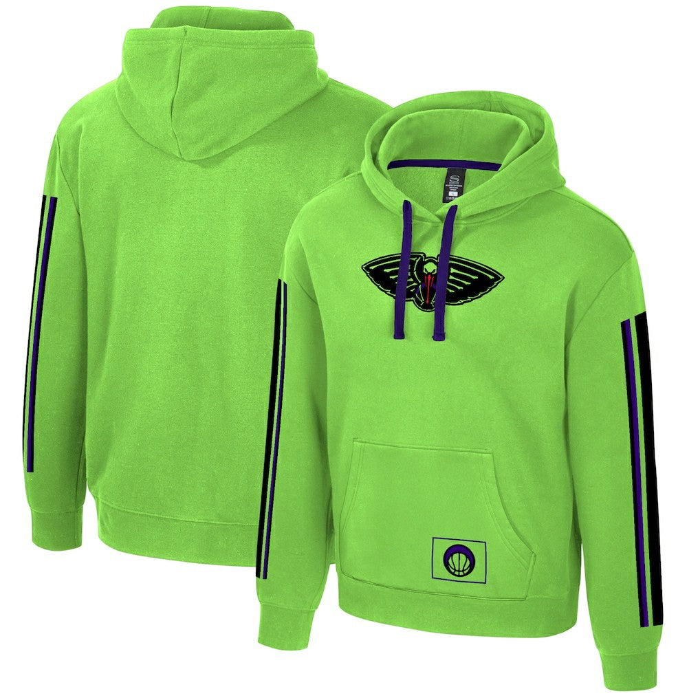 NBA - New Orleans Pelicans Stadium Essentials Unisex 2025/26 City Edition City Star Hoodie - Neon Green
