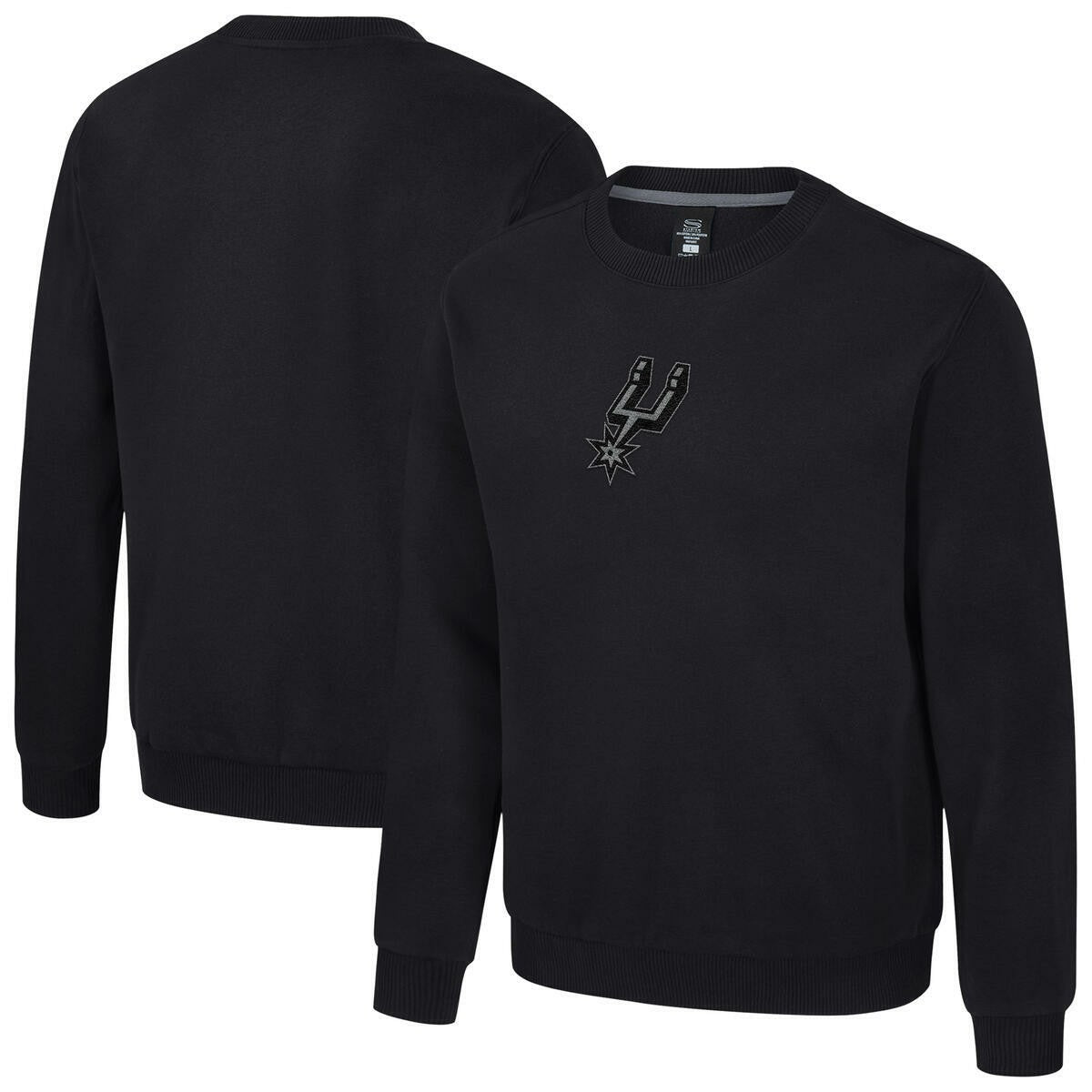 NBA - San Antonio Spurs Stadium Essentials Unisex Club Level Chenille Sweatshirt - Black