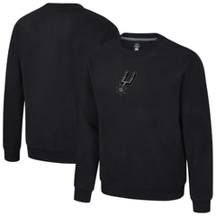 NBA - San Antonio Spurs Stadium Essentials Unisex Club Level Chenille Sweatshirt - Black