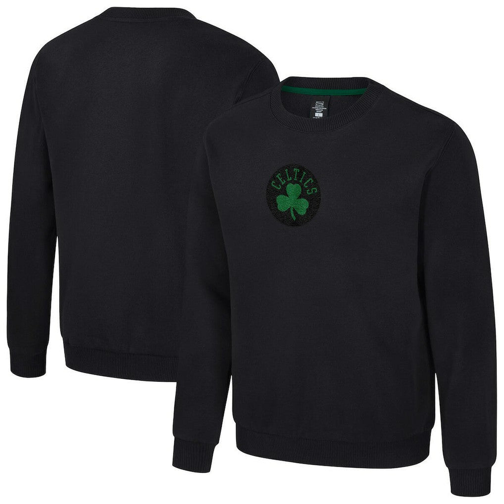 NBA - Boston Celtics Stadium Essentials Unisex Club Level Chenille Sweatshirt - Black