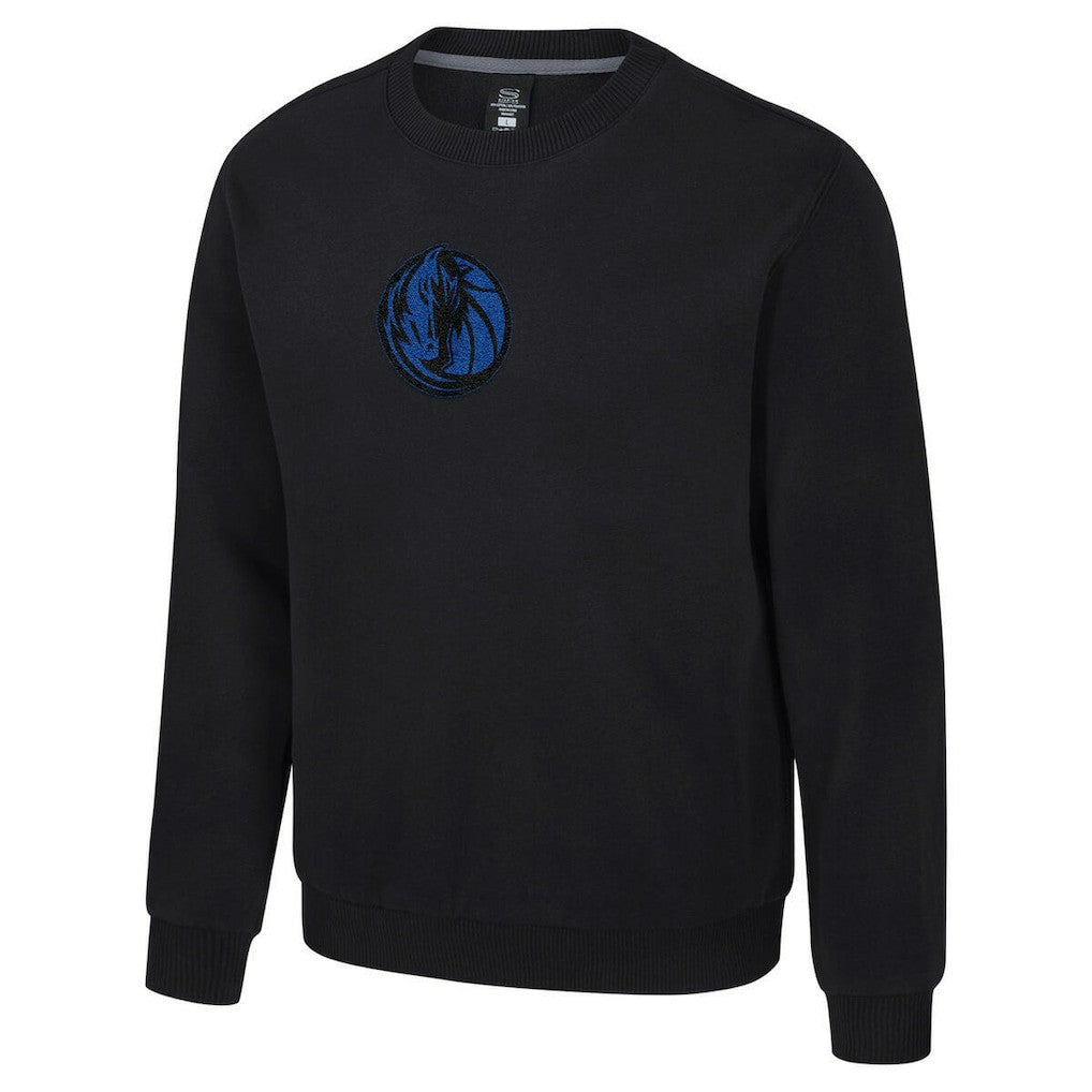 NBA - Dallas Mavericks Stadium Essentials Unisex Club Level Chenille Sweatshirt - Black