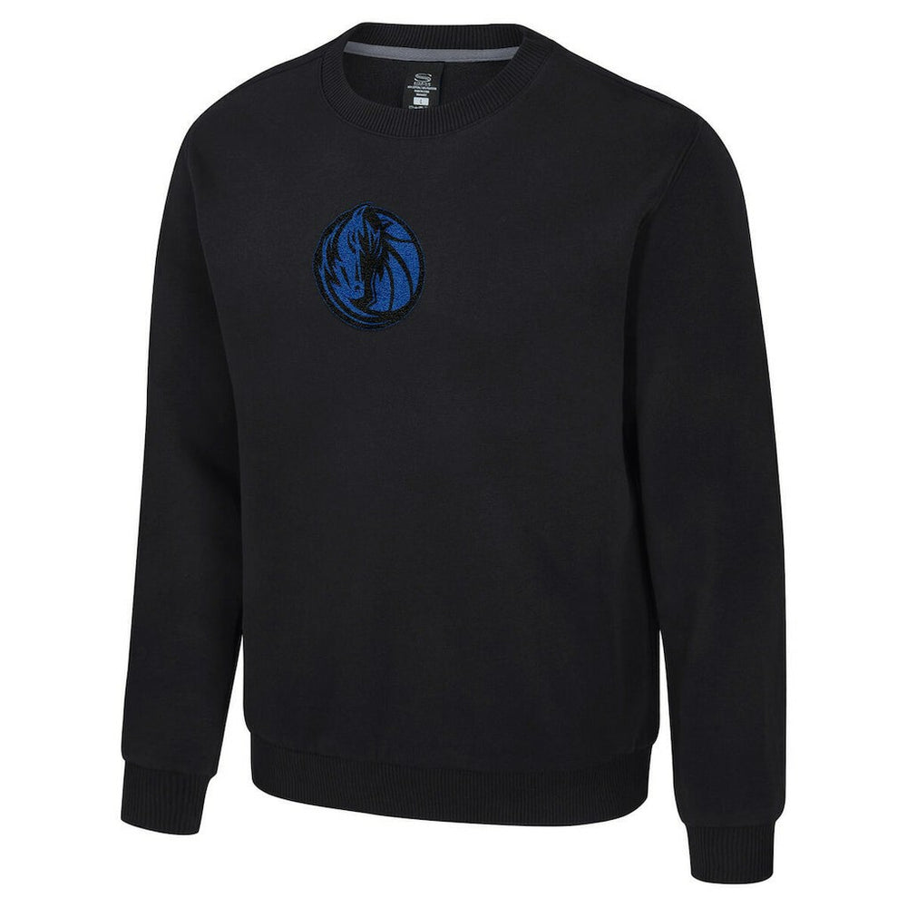 NBA - Dallas Mavericks Stadium Essentials Unisex Club Level Chenille Sweatshirt - Black