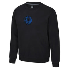 NBA - Dallas Mavericks Stadium Essentials Unisex Club Level Chenille Sweatshirt - Black