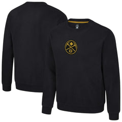 NBA - Denver Nuggets Stadium Essentials Unisex Club Level Chenille Sweatshirt - Black