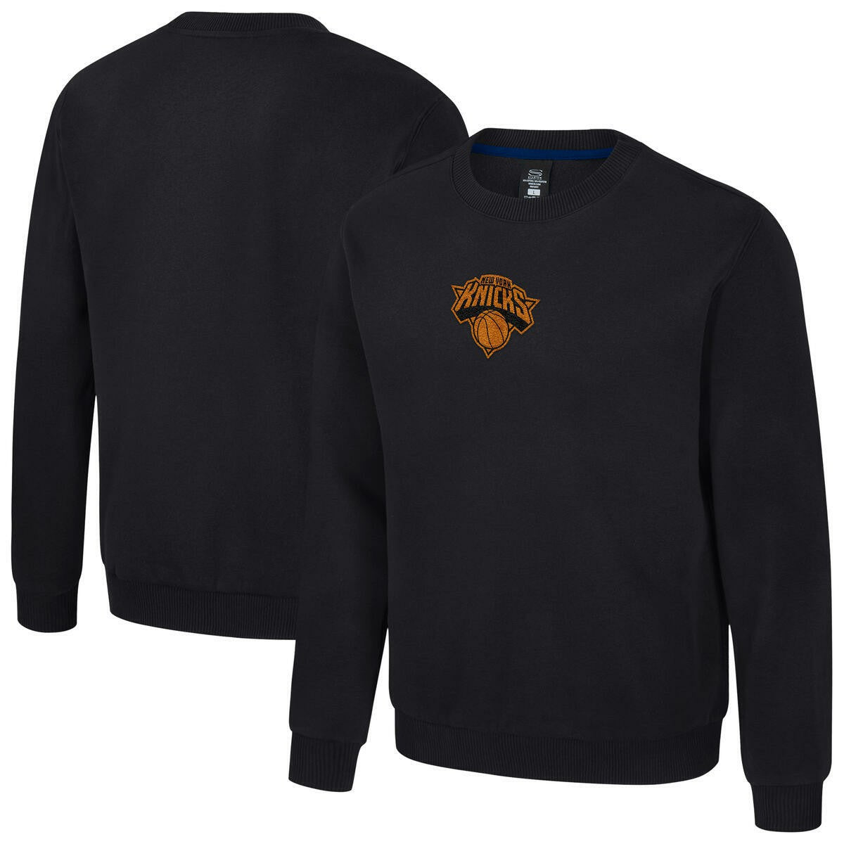 NBA - New York Knicks Stadium Essentials Unisex Club Level Chenille Sweatshirt - Black