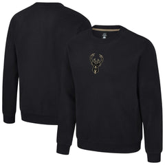 NBA - Milwaukee Bucks Stadium Essentials Unisex Club Level Chenille Sweatshirt - Black