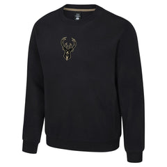 NBA - Milwaukee Bucks Stadium Essentials Unisex Club Level Chenille Sweatshirt - Black