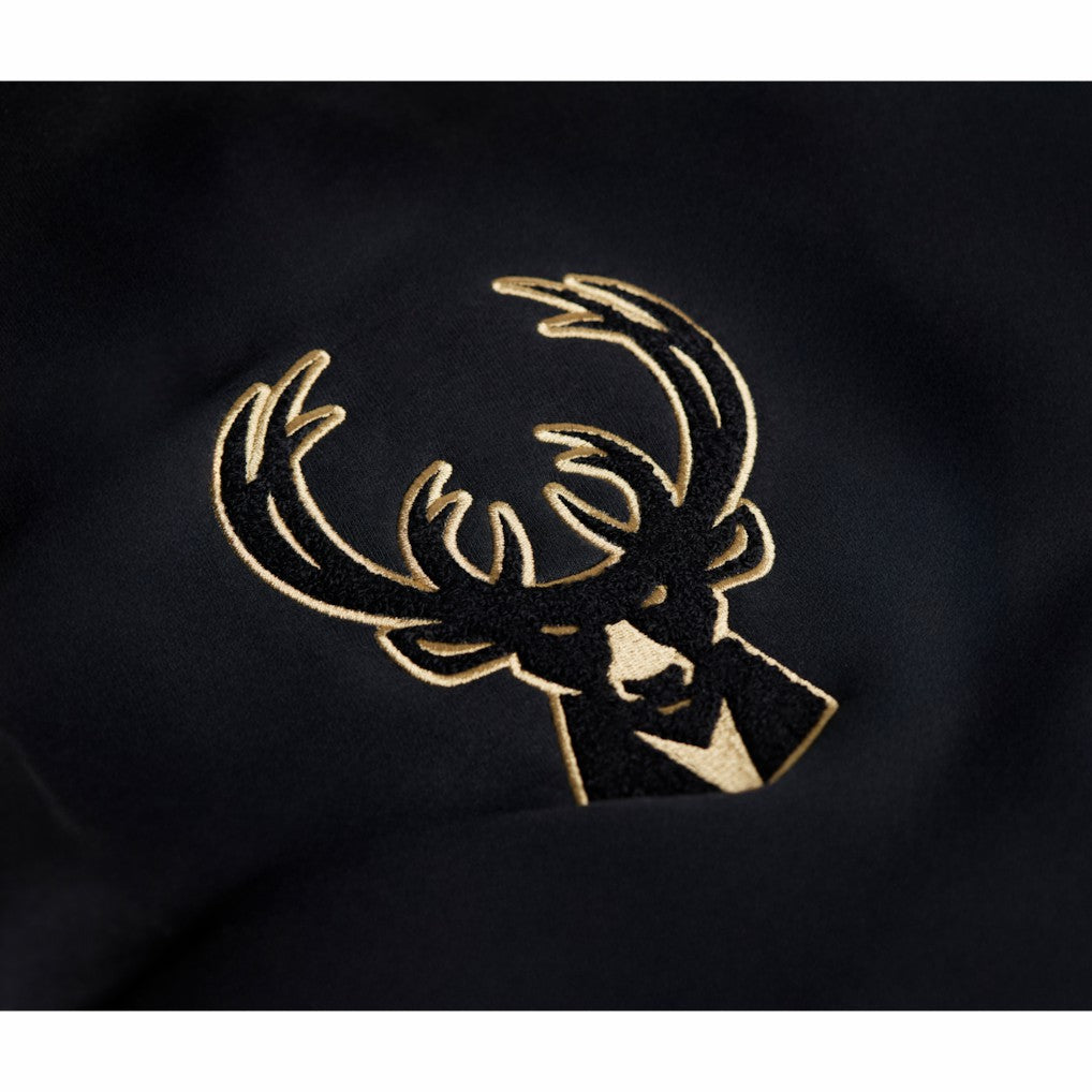 NBA - Milwaukee Bucks Stadium Essentials Unisex Club Level Chenille Sweatshirt - Black