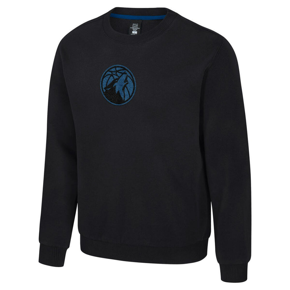 NBA - Minnesota Timberwolves Stadium Essentials Unisex Club Level Chenille Sweatshirt - Black