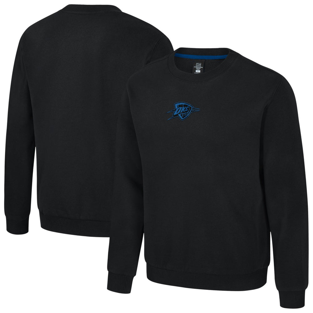 NBA - Oklahoma City Thunder Stadium Essentials Unisex Club Level Chenille Sweatshirt - Black