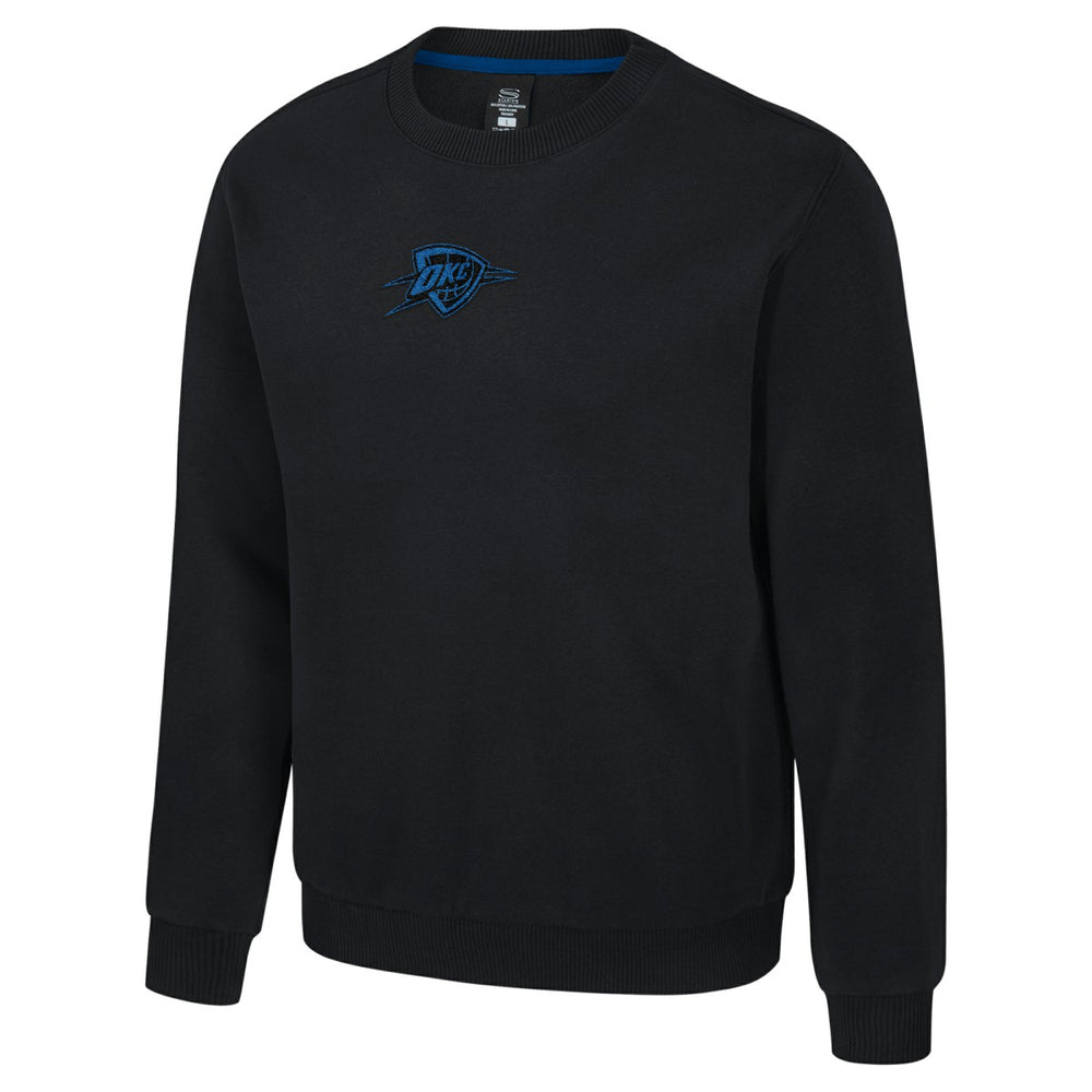 NBA - Oklahoma City Thunder Stadium Essentials Unisex Club Level Chenille Sweatshirt - Black