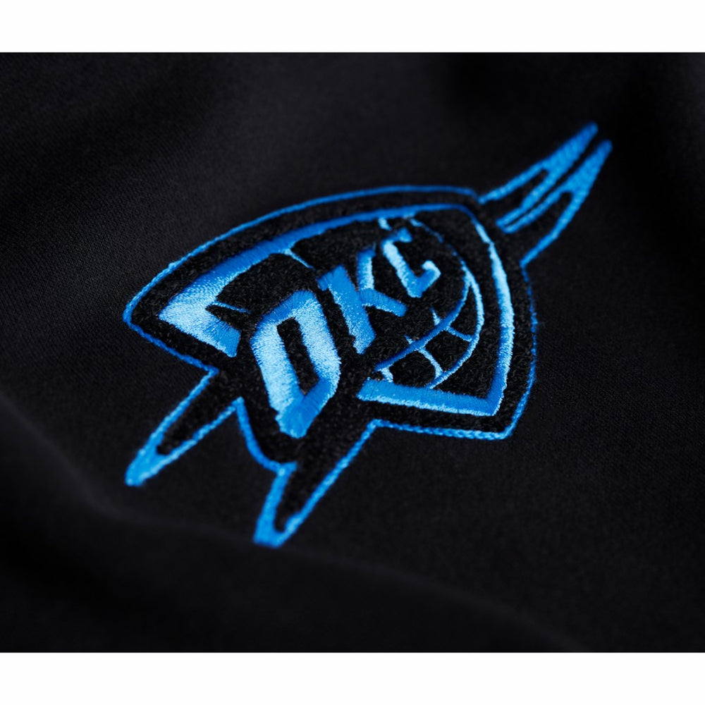 NBA - Oklahoma City Thunder Stadium Essentials Unisex Club Level Chenille Sweatshirt - Black