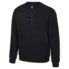 NBA - Sacramento Kings Stadium Essentials Unisex Club Level Chenille Sweatshirt - Black