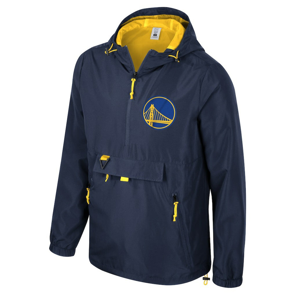NBA - Golden State Warriors Stadium Essentials Unisex Compete Quarter-Zip Hoodie Jacket - Navy