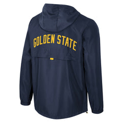 NBA - Golden State Warriors Stadium Essentials Unisex Compete Quarter-Zip Hoodie Jacket - Navy