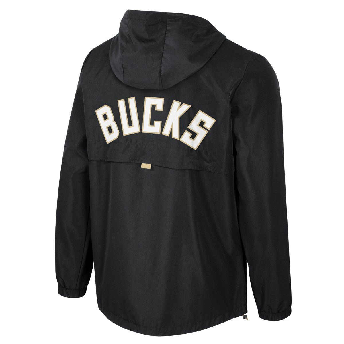 NBA - Milwaukee Bucks Stadium Essentials Unisex Compete Quarter-Zip Hoodie Jacket - Black