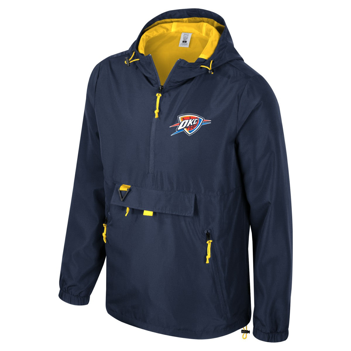 NBA - Oklahoma City Thunder Stadium Essentials Unisex Compete Quarter-Zip Hoodie Jacket - Blue