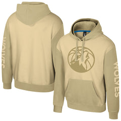 NBA - Minnesota Timberwolves Stadium Essentials Unisex Rafters Burst Hoodie - Khaki