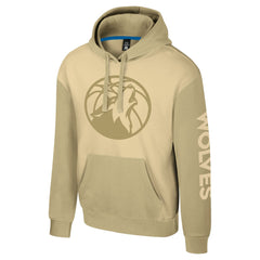 NBA - Minnesota Timberwolves Stadium Essentials Unisex Rafters Burst Hoodie - Khaki