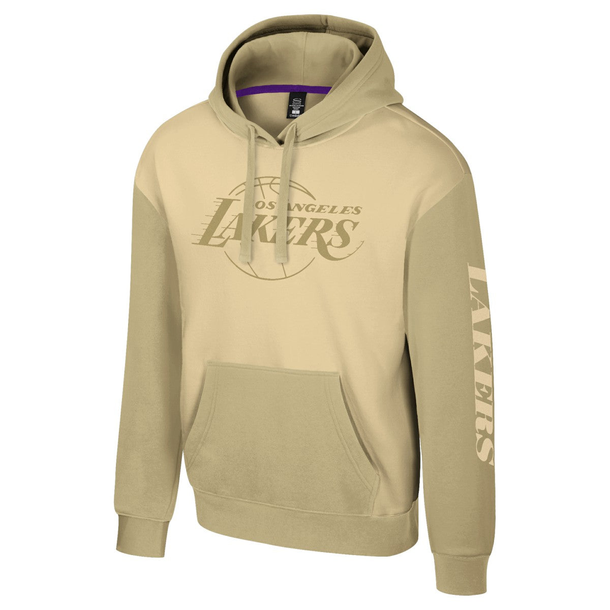 NBA - Los Angeles Lakers Stadium Essentials Unisex Rafters Burst Hoodie - Khaki