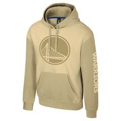 NBA - Golden State Warriors Stadium Essentials Unisex Rafters Burst Hoodie - Khaki